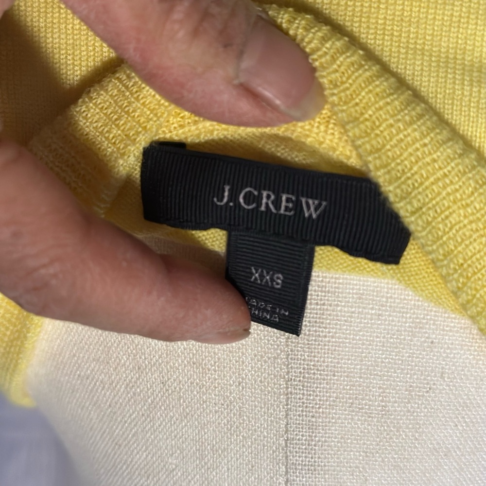 J. Crew Yellow Sweater
